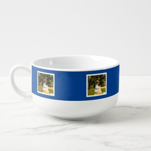 Photo Fusion Captivating Collage Design Soup Mug