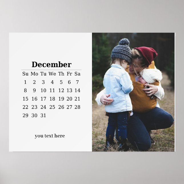 Photo Gallery Landscape Easel Calendar Dec 2024 Holder (Front)