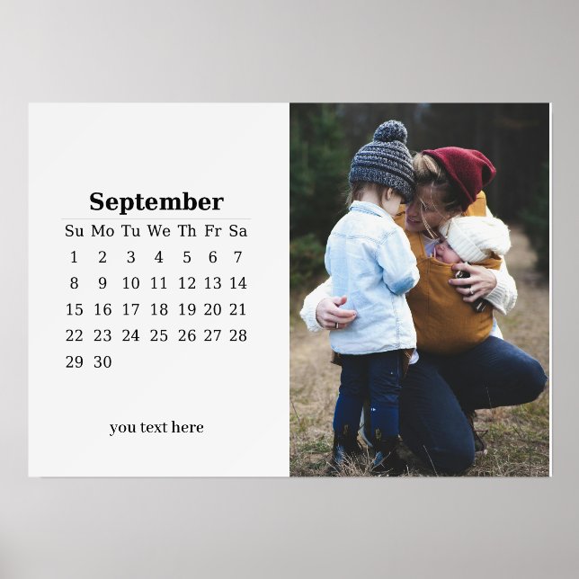 Photo Gallery Landscape Easel Calendar Sep 2024 Holder (Front)