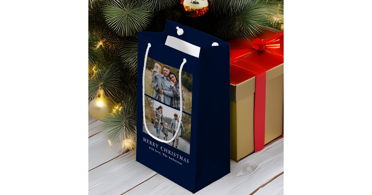 Photo Gallery of 2 Personalized Small Gift Bag | Zazzle