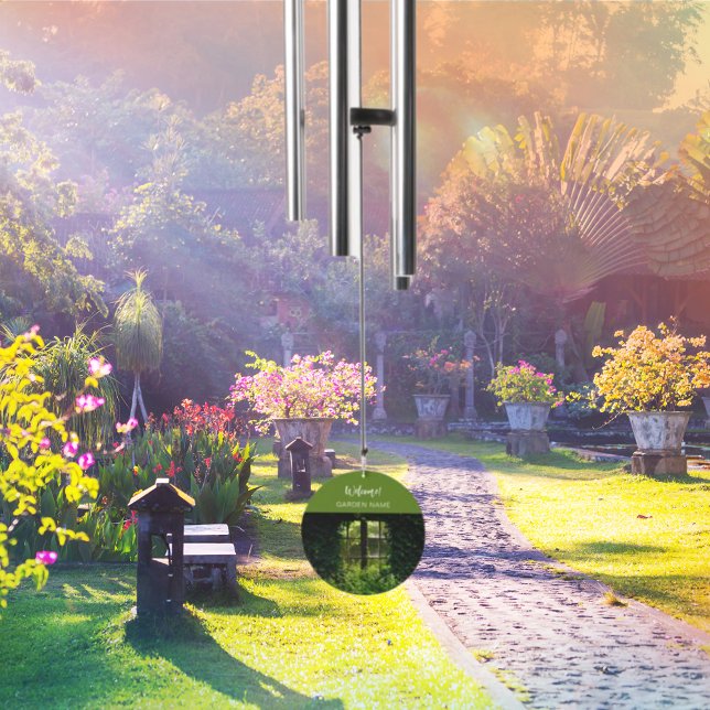 Photo garden name green wind chime  (Creator Uploaded)