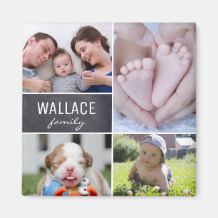 Photo Gift - Collage of family photography Magnet