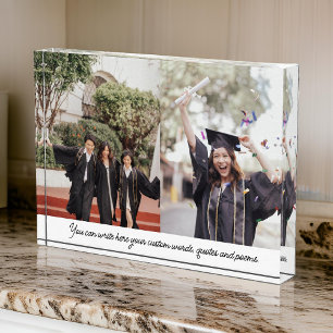 Photo gift, Graduation gift, Graduate photo block