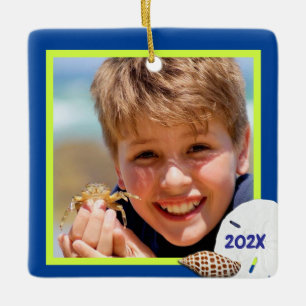Photo Gift Ornament Beach Shells