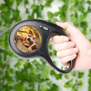 Photo Gift Personalized Dog Cat Pet Retractable Pet Leash