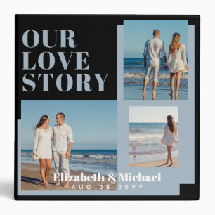 PHOTO Gifts for Newlyweds OUR LOVE STORY Custom 3 Ring Binder