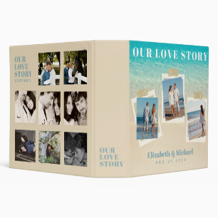 PHOTO Gifts for Newlyweds OUR LOVE STORY Custom 3 Ring Binder