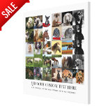 PHOTO GIFTS MOM DAD GRANDPA GRANDMA PETS FRIENDS   CANVAS PRINT<br><div class="desc">Photo Collage with text</div>