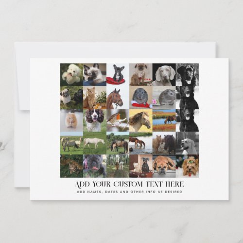 PHOTO GIFTS MOM DAD GRANDPA GRANDMA PETS FRIENDS   INVITATION