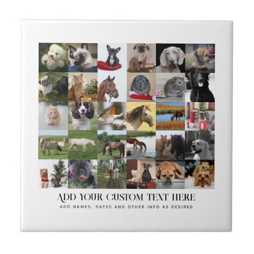 PHOTO GIFTS TEMPLATES FAMILY FRIENDS PETS CUSTOM   CERAMIC TILE