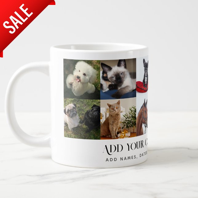 PHOTO GIFTS TEMPLATES FAMILY FRIENDS PETS CUSTOM   GIANT COFFEE MUG (Creator Uploaded)