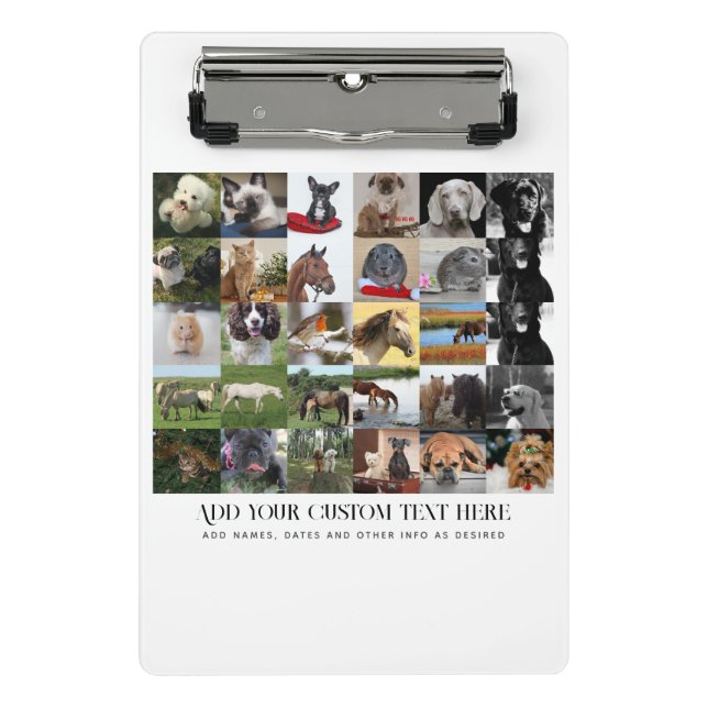 PHOTO GIFTS TEMPLATES FAMILY FRIENDS PETS CUSTOM   MINI CLIPBOARD (Front)