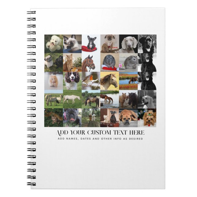 PHOTO GIFTS TEMPLATES FAMILY FRIENDS PETS CUSTOM   NOTEBOOK (Front)