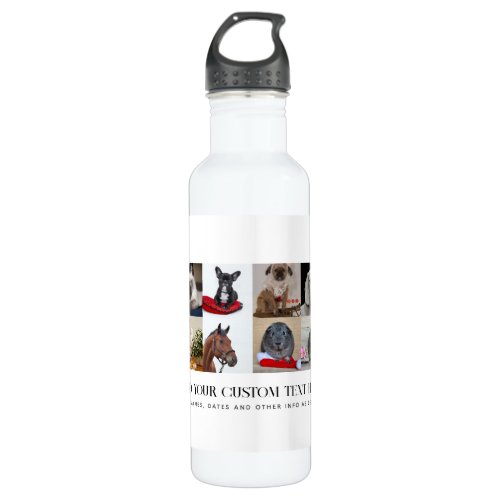 PHOTO GIFTS TEMPLATES FAMILY FRIENDS PETS CUSTOM   STAINLESS STEEL WATER BOTTLE