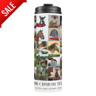 PHOTO GIFTS TEMPLATES FAMILY FRIENDS PETS CUSTOM THERMAL TUMBLER