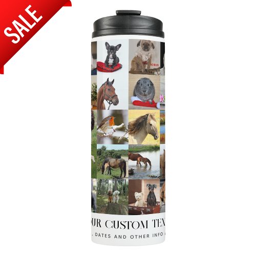 PHOTO GIFTS TEMPLATES FAMILY FRIENDS PETS CUSTOM   THERMAL TUMBLER