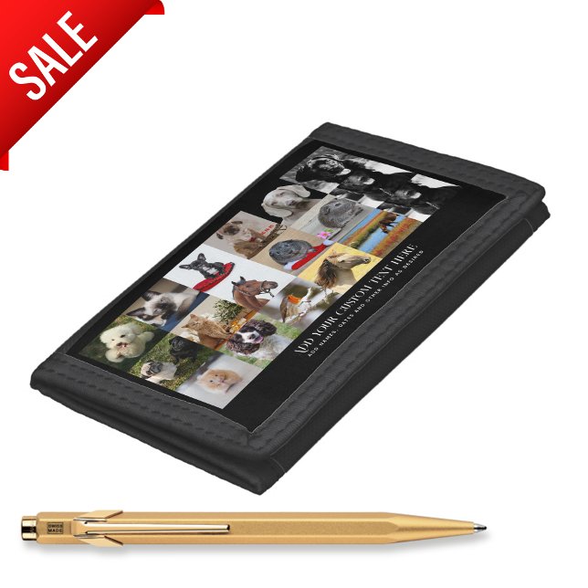 PHOTO GIFTS TEMPLATES FAMILY FRIENDS PETS CUSTOM   TRIFOLD WALLET (Creator Uploaded)