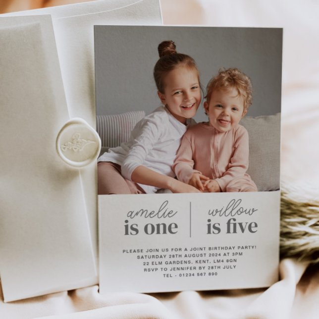 Photo Girls Joint Birthday Invitation - Script (Creator Uploaded)