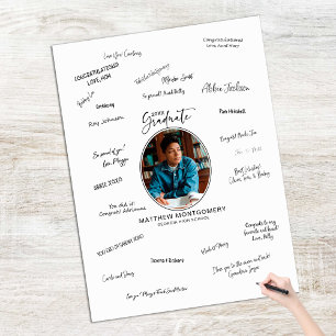 Photo Grad Party Signing Guest Book Alternative Foam Board