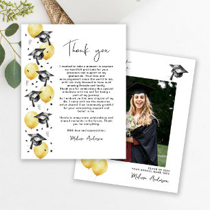 Photo Graduate Balloons Thank you