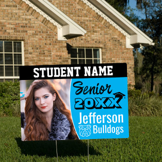 Photo Graduating Senior Yard Sign