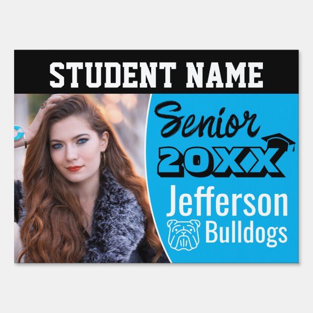 Photo Graduating Senior Yard Sign (Front)