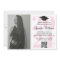 photo graduation 2024 party qr code minimal pink