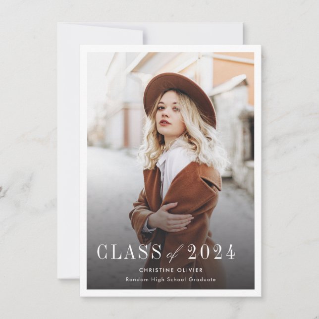 Photo Graduation 2025 Announcement (Front)