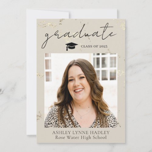 Photo Graduation Announcement