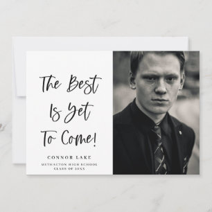 Photo Graduation Announcement Best is Yet to Come