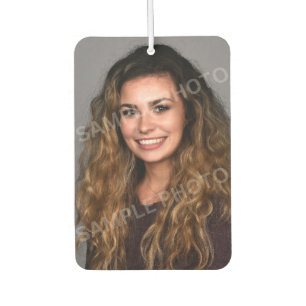 Photo Graduation Announcement Black Air Freshener