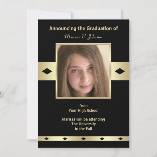 Photo Graduation Announcements High School