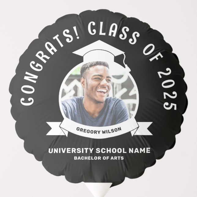 Photo Graduation Balloon (Front)