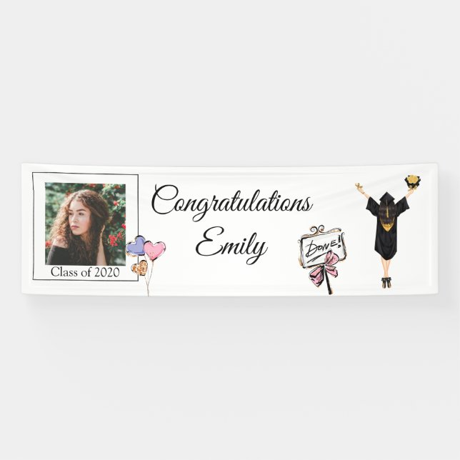 Photo Graduation Banner (Horizontal)