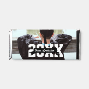 Photo Graduation Banner Party  Hershey Bar Favors