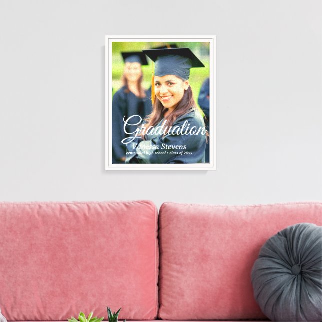 Photo Graduation  Canvas Print (Insitu(LivingRoom))
