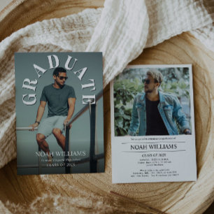 Photo Graduation Ceremony and Party, Graduation Invitation