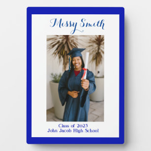 Photo Graduation, Class of 2023 Blue   Plaque
