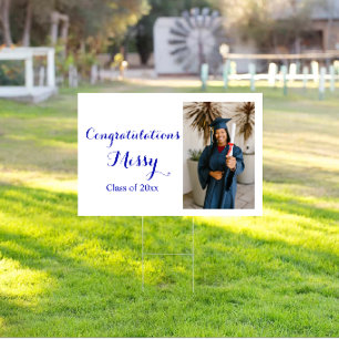 Photo Graduation, Class of 2023 Blue Sign