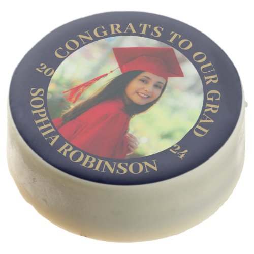 Photo Graduation Class Year Personalized  Chocolate Covered Oreo