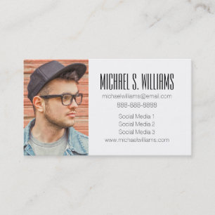 Photo Graduation Computer Circuit Board Calling Card