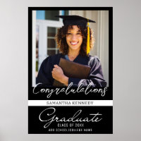Photo Graduation Congrats Grad Class Of 2026 Black