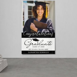 Photo Graduation Congratulations Grad 2025 Black   Banner