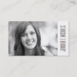 Photo Graduation | Damask Pattern Calling Card