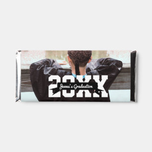 Photo Graduation Glitter Banner Party Hershey Bar Favors