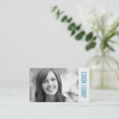 Photo Graduation | Harlequin Winter Pattern Calling Card (Standing Front)