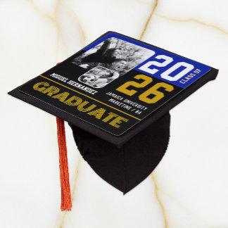 Photo Graduation Hat, Graduate, Class, Modern Cap Topper