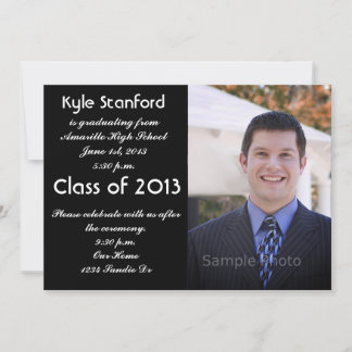 Photo Graduation Invitation