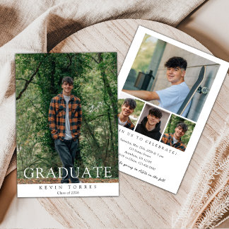 Photo Graduation Invitation