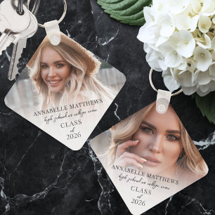 Photo Graduation Keychain